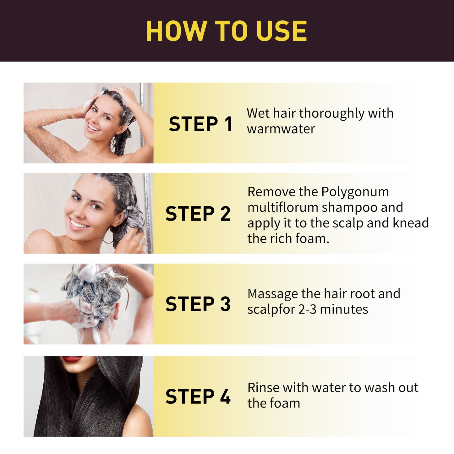 Multiflorum Black Hair Shampoo™