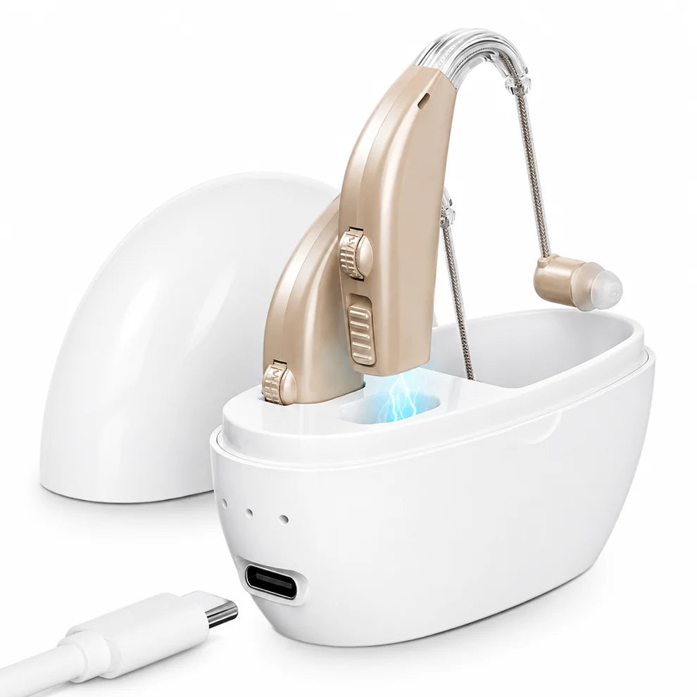 Hearing Aids Hearing Amplifiers for Seniors Rechargeable with Noise Cancelling