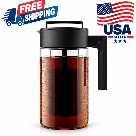 Deluxe Brew 32 Oz Cold Brew Coffee Maker – Large Capacity Coffee Infuser Pitcher