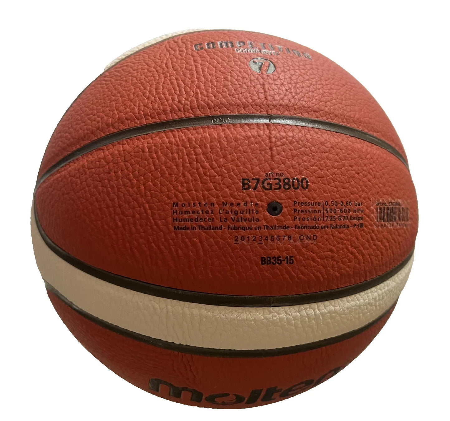 Molten BG3800 FIBA Approved Competition Basketball Official Game Ball™