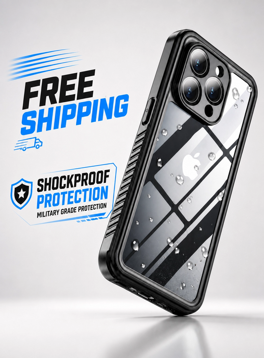 iPhone 15 Pro Waterproof Case Shockproof Clear Cover Screen & Camera Protection TM