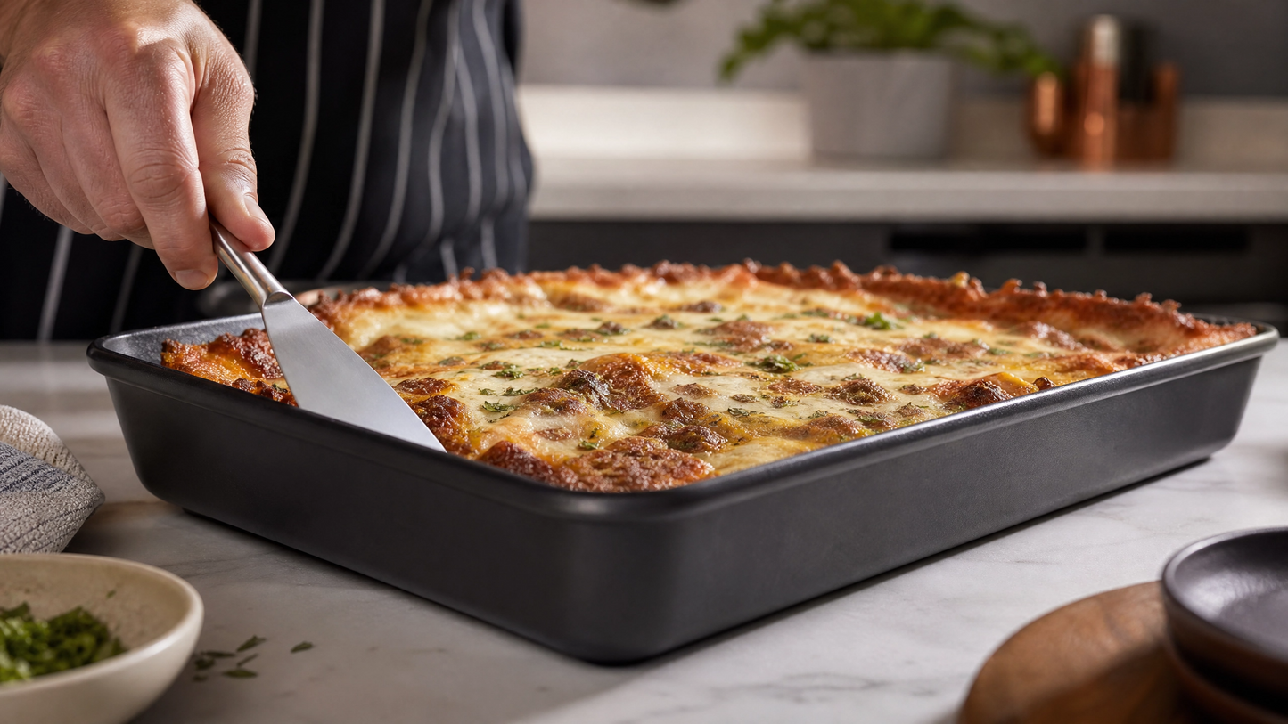 Premium Detroit Style Pizza Pan 10x14 TM