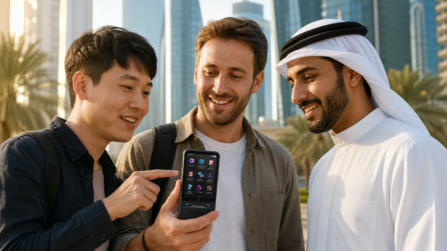 Portable AI Voice Translator with Real-Time Language Translation TM