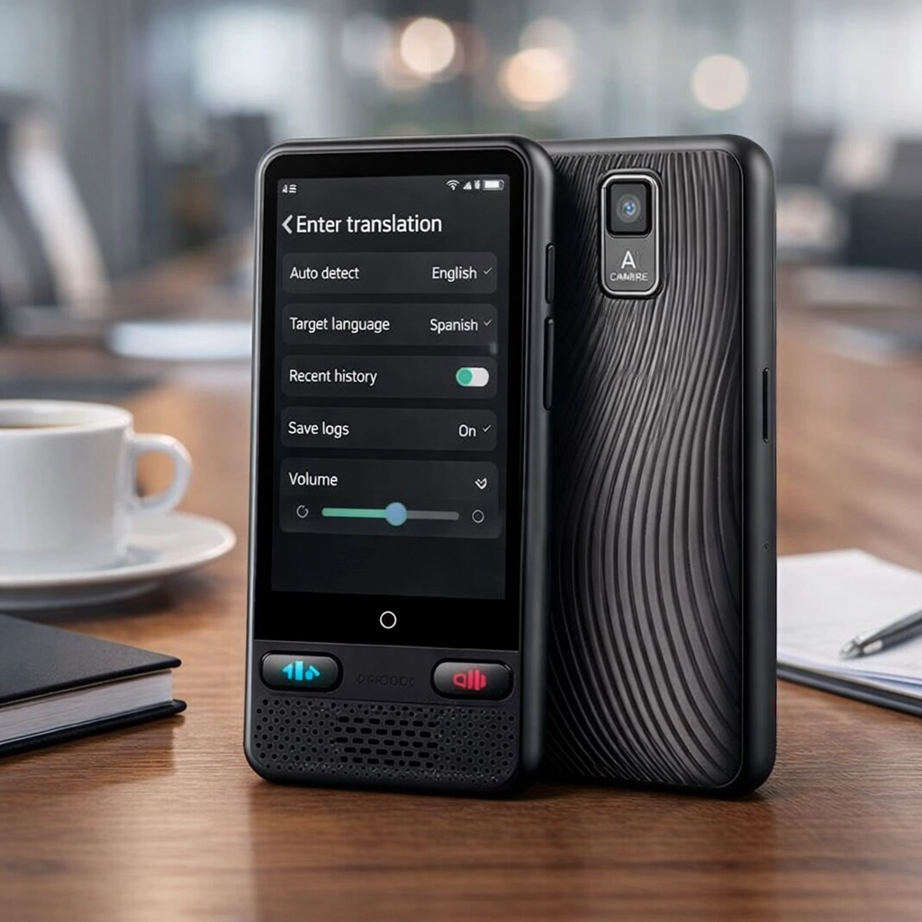 Portable AI Voice Translator with Real-Time Language Translation TM